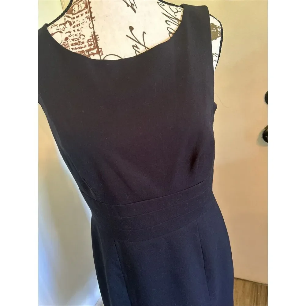 EUC‎ H&M Black Empire Waist Sheath Dress - Size 8